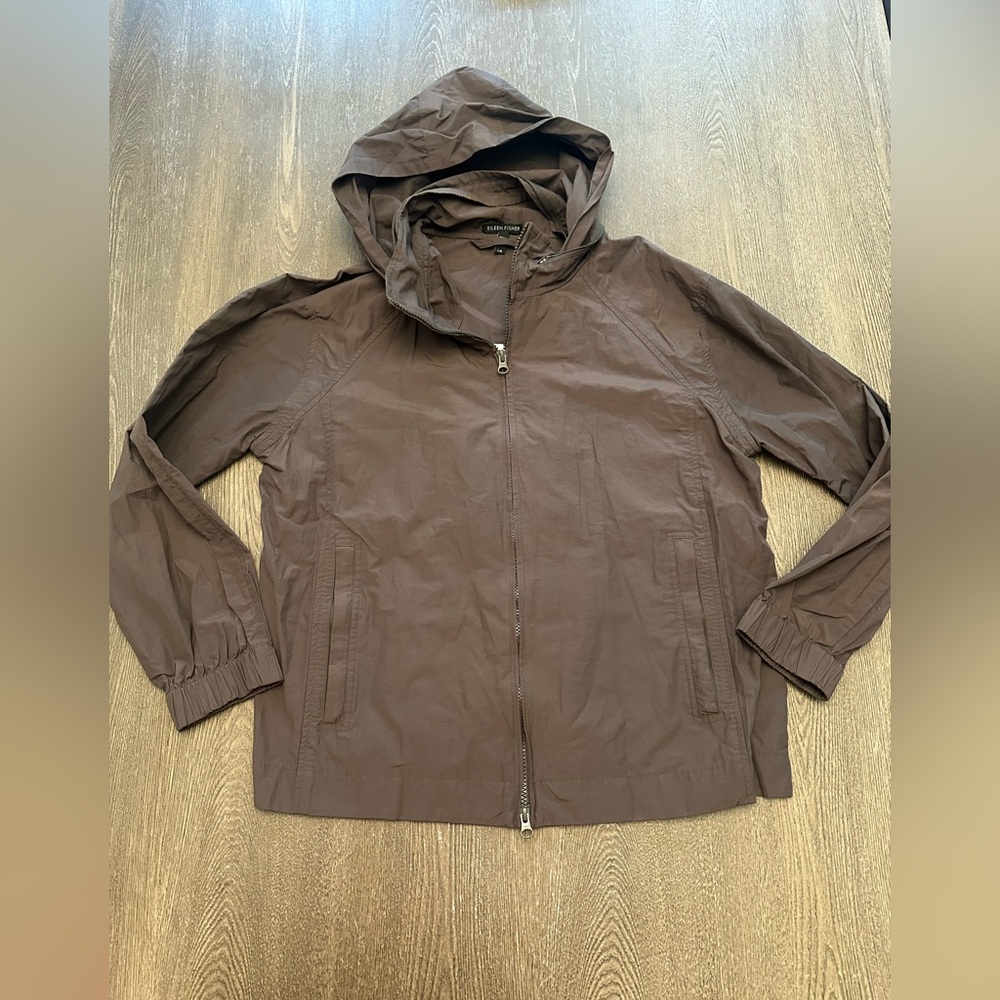 Eileen Fisher Chocolate Utility Jacket
